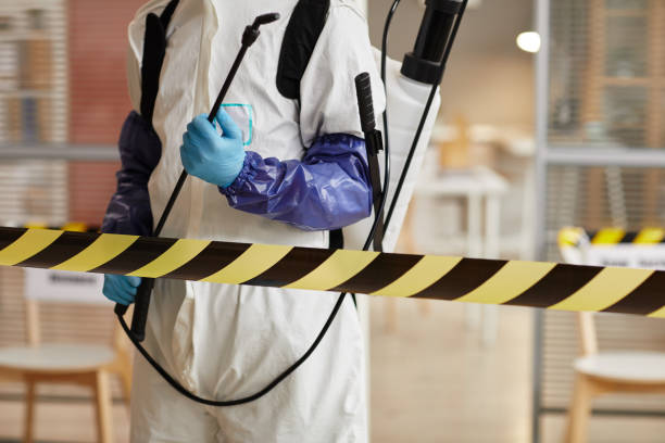 Professional Biohazard Cleanup technician working in Masury, OH
